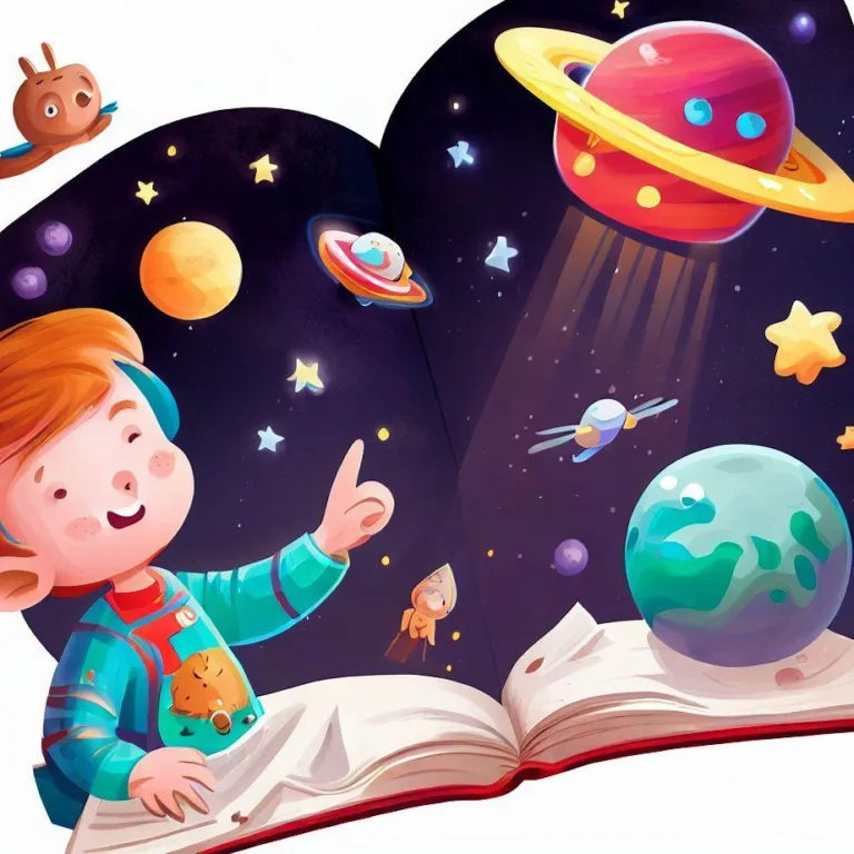 Książka dla dzieci o kosmosie