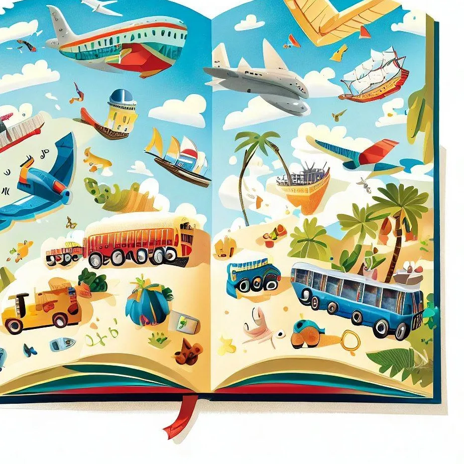 Książka o podróżach dla dzieci