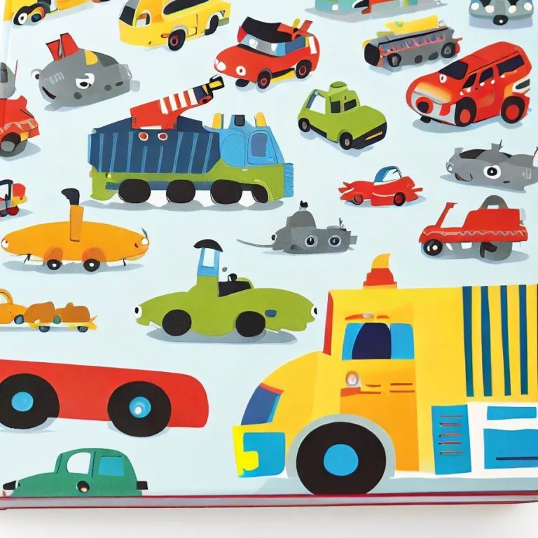 Książka o pojazdach dla dzieci