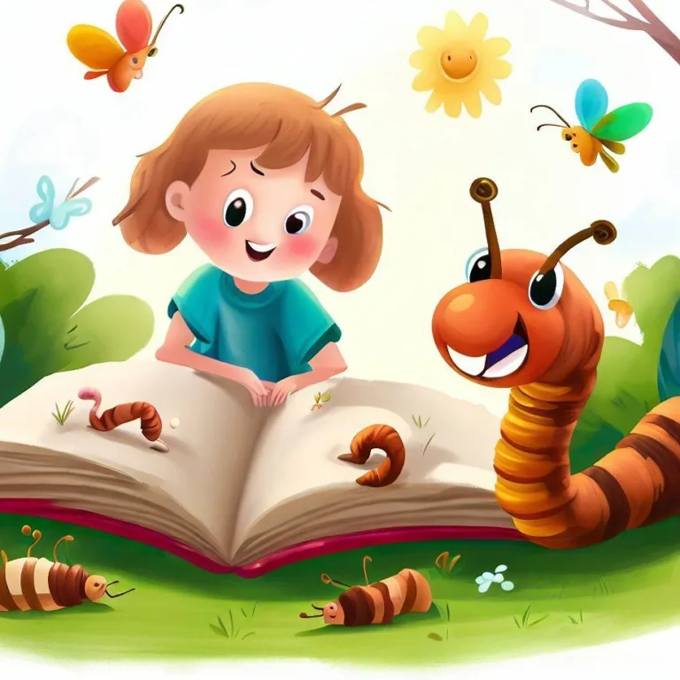 Książka o robakach dla dzieci