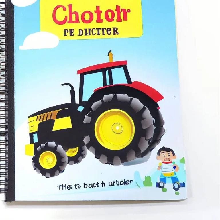 Książka o traktorach dla dzieci